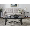 Стол журнальный SIGNAL OSAKA C черный/черный, 80/80/50